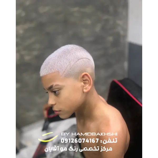 رنگ یخی برای مو پسرانه