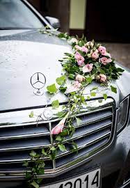 دسته گل ماشین عروس