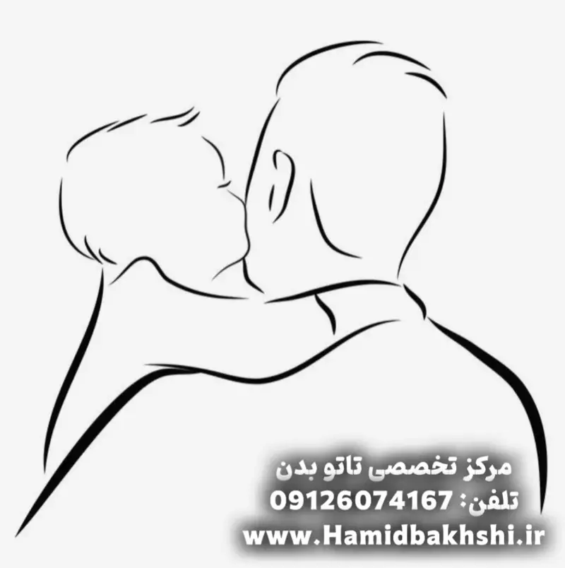 طرح تاتو پدر