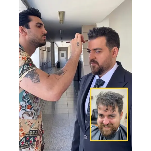 گریم متعادلسازی چهره داماد