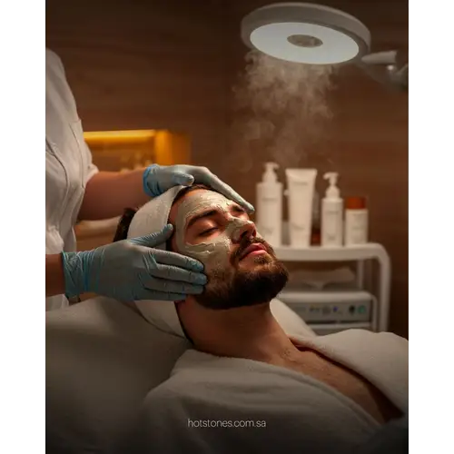 پاکسازی پوست در آرایشگاه مردانه در زعفرانیه